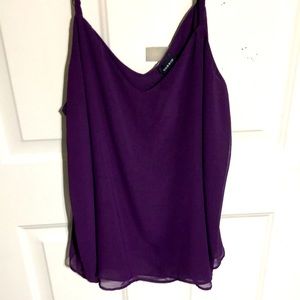 Like New Torrid Purple Double Layer Swing Cami